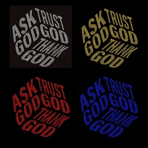 5 สี<span class=keywords><strong>ขอ</strong></span><span class=keywords><strong>พร</strong></span>ะเจ้าขอบคุณพระเจ้าBlingคําคมทางศาสนาHotfix Rhinestone Transferเหล็กในการออกแบบMotivคริสเตียนRhinestone Transfer - Product Image 1