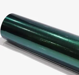 Gerilebilir yüksek kaliteli renk değişimi Glitter bukalemun elektro metalik araba kaplama vinil film