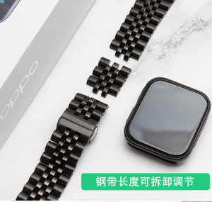 Betterconn-<span class=keywords><strong>Bracelet</strong></span> en acier inoxydable pour <span class=keywords><strong>montre</strong></span> <span class=keywords><strong>Oppo</strong></span>, 46mm, 41mm, <span class=keywords><strong>Bracelet</strong></span> métallique de rechange - Product Image 4
