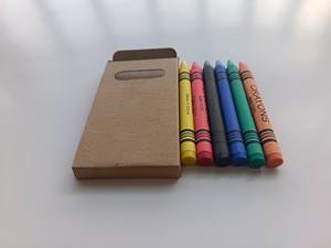 BSCI Facoty更便宜的正常质量EN71-3标准6PCS不同颜色的蜡笔套装 - Product Image 5