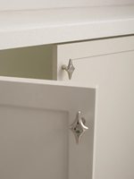 Poignées et Boutons de Meuble en Alliage de Zinc en Forme d'Étoile, Vente Chaude, Poignées Modernes pour Armoire, Poignées de Placard de Cuisine en Titane Argenté