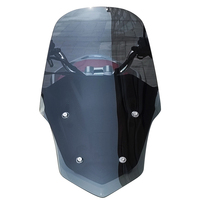 Pare-brise pour moto Dog 150/Haojin Hunting 150 - Verre trempé et PMMA - Nouvelle version améliorée