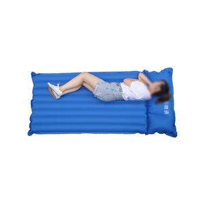 Portable Inflatable Bed 190X80Cm Air Mattress For Camping Emergency Relief Supplies Rectangle Blue - Product Image 2