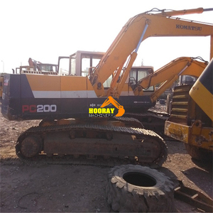 Excavadora de cadenas hidráulica usada Komatsu PC200-5 con motor Komatsu de 140KW de potencia, capacidad de cazo de 0.8m y precio razonable. - Product Image 6