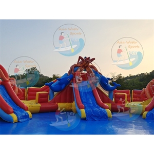 สวนน้ำแบบเป่าลมสำหรับสวนสนุกสวนน้ำบนบกสวนน้ำเป่าลมเชิงพาณิชย์ - Product Image 2