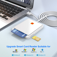 Fonkan — lecteur de cartes Sim pour téléphone portable, appareil équipé d'un graveur de carte Sim et d'un chargeur, norme Iso 7816