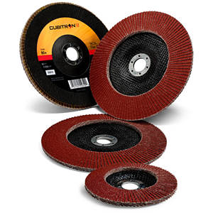 Disque à lamelles 3M 967A Cubitron <span class=keywords><strong>II</strong></span> en céramique à trous ronds, abrasifs, 4 1/2 pouces, 5 pouces, 6 pouces, P36 à P120 pour le polissage et l'ébavurage du métal - Product Image 2