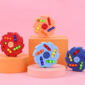 Juguete Giratorio de Plástico para Niños, Disco Mágico de Doble Cara y Cubo Giratorio, Duradero - Product Image 3