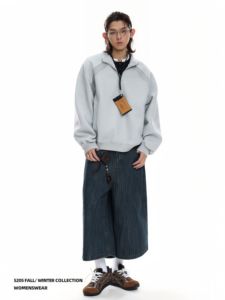 <span class=keywords><strong>Sweat</strong></span>-shirt à <span class=keywords><strong>capuche</strong></span> en coton décontracté et ample, tendance automne, avec logo personnalisé, style rétro, couleurs contrastées, unisexe, col rond, pull-over - Product Image 5