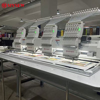 Nouvelle machine à broder industrielle automatique MBC à grande vitesse, 12/15 aiguilles, 4 têtes, informatisée, 1200 tr/min, à vendre