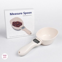 Cuillère doseuse numérique pour aliments pour animaux de compagnie, bol distributeur électronique, précision 800g/1g, ABS, alimenté par piles, vente en gros
