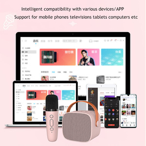 Tendance OEM Microphone Intégré Et Audio Sans Fil Mini Meilleur Hifi Karaoké Blotooth Barre de Son Subwoofer Box Amplificateurs Haut-Parleur - Product Image 3