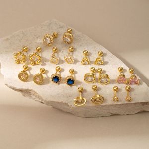 Fashion <b>Stud</b> <b>Earrings</b> Geometric Imitation Pearl S925 <b>Silver</b> Needle Gift For Women - Product Image 1