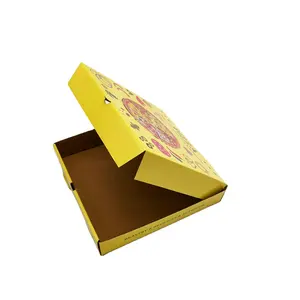 Wholesale hot selling factory supplier paper box with custom logo printing for pizza packing take away