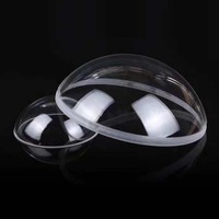 Dôme à verre optique transparent, lentille en quartz pour caméra sous-marine, photographie sous-marine