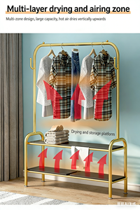 Perchero Doméstico para Calefacción, Secado y Colgado, Ajustable en Altura como Perchero para Sombreros, Ideal para Balcones y Dormitorios. - Product Image 5