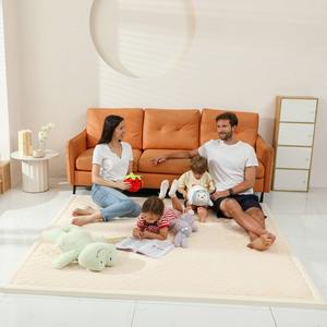 סופר רך למגע חדש סִגְנוֹן שטיח טאטאמי קטיפה יוקרתי עבה לא רעיל מחצלת משחק גדולה לתינוקות מחצלת זחילה קצף זיכרון לבני נוער ישיר - Product Image 4