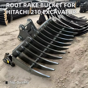 Mini pelle godet racine râteau pompe tamis râteau machines de construction pelle agricole râteaux - Product Image 5