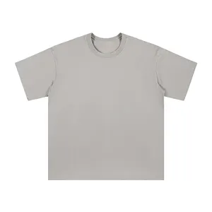 Người Đàn Ông Của Đồng Bằng Nhuộm T-Shirts Chất Lượng Cao Cotton Unisex Quá Khổ Tùy Chỉnh T Áo Sơ Mi Thương Hiệu Của Riêng Bạn T-Shirts Rắn Màu Sắc Bán Buôn