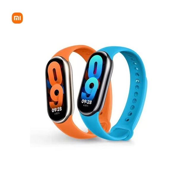 Mi Band 8 Smart Bracelet Bar Design Week Sleep Tracker Heart Rate Chronograph Thermometer Alarm Clock AMOLED Display Android