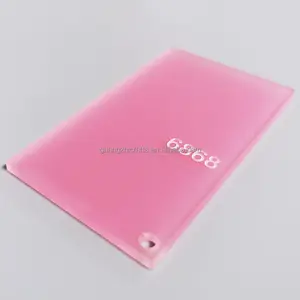 Painel acrílico PMMA fundido folha 3mm acrílico fosco rosa painel acrílico cor-de-rosa cortado ao tamanho
