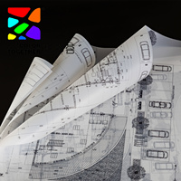 Película para Plotter CAD para Dibujo Técnico, Alta Absorción de Tinta para Impresiones Nítidas