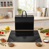 Boîte pliable magnétique OEM, emballage cadeau de luxe, boîte en papier rigide avec logo personnalisé