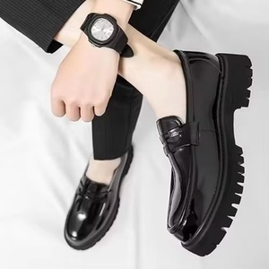 Quality Men's Dress <b>Shoes</b> Oxfords Brands Designed <b>Increase</b> <b>Height</b> Thick Soles Fashionable Hard Wearing Slip-On Loafers New - Product Image 6