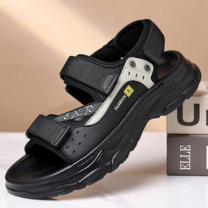 Sandalias de playa de suela gruesa para hombre, sandalias de verano transpirables, antideslizantes y resistentes al desgaste, sandalias de punta cerrada, zapatos informales para exteriores para hombre - Product Image 1