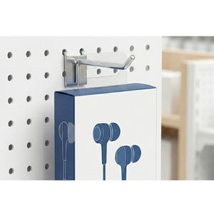 Attache adhésive transparente en PET avec trou européen pour la promotion, l'affichage en magasin d'alimentation et de supermarché - Product Image 5