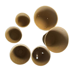 Chất Lượng Cao Phân Hủy Sinh Học Bột Giấy Hạt Giống Cup Thân Thiện Với Môi Nursery Container Tuyên Quảng Trường/Hình Dạng Tròn Hoa - Product Image 1