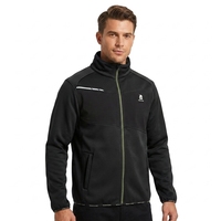 Veste de travail en polaire respirante en polyester certifiée Oeko-Tex de haute qualité pour hommes, grande taille, manteau tricoté, personnalisable ODM