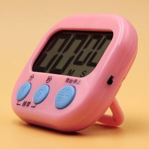 Temporizador de Cocina Electrónico Rosa, 60 Minutos de Cuenta Regresiva, Pantalla Grande, Fácil Operación, Control Táctil, Material Plástico - Product Image 4