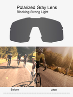 Ensemble de lunettes de soleil de sport avec 3 verres PC interchangeables, lunettes de soleil polarisées pour le baseball, monture TR90, lunettes de soleil pour le cyclisme et la pêche