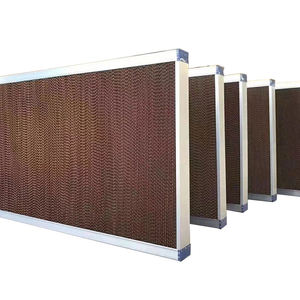 Panel de Enfriamiento Evaporativo de 16×12×1.5 para Invernaderos Agrícolas, Jaulas de Aves de Corral, Proveedor de Jaulas para Pollos, Diseño de Panal - Product Image 1
