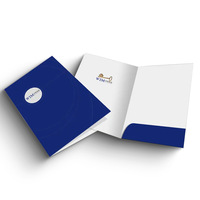 Carpeta de marca de documentos escolares de oficina de papel A4 resistente al agua con logotipo