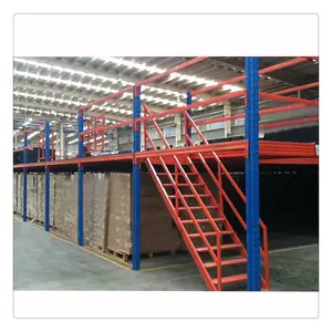 Q235B Cold Rolled Steel Stable High Capacity Steel Metal Platform Mezzanine Floor for Pallet Rack Storage