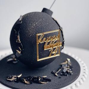 Decorazione per Torta in Acrilico 'Happy Birthday' per 30° e 21° <span class=keywords><strong>Compleanno</strong></span> - Product Image 4