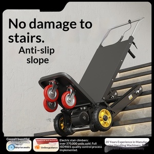 Carros, carretilla eléctrica, carrito para subir escaleras, vagoneta plegable, motorizada, para trabajo pesado, escalera hidráulica, plataforma elevadora plegable - Product Image 2