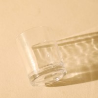 Tasse à thé en verre transparent XC de haute qualité, capacité 200 ml, style zen asiatique, motif logo, réutilisable, résistante à la chaleur, pour fêtes et maison