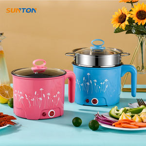 SUNTON factory wholesale kitchen dormitory <b>instant</b> noodle mini non-stick multipurpose electric cooking <b>pot</b> - Product Image 5