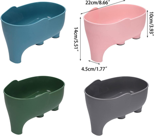 In the Trend Plastic Elephant Sculpted <b>Sink</b> Strainer Drain <b>Basket</b> Fruit Vegetable Washing Rack Hanging Kitchen Convenient Design - Product Image 4