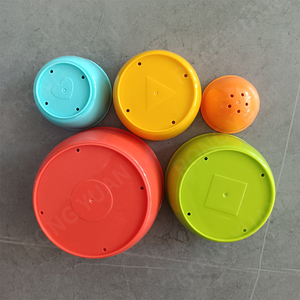 Erken çocukluk eğitimi oyuncaklar gökkuşağı istifleme oyuncak yerleştirme bardak bebek istifleme bardaklar yığını n sayısı bardak - Product Image 5