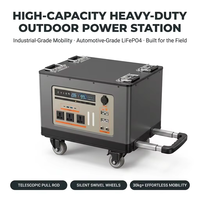 Station d'alimentation portable 3500W, faible bruit, compacte, pour extérieur, voiture, solaire, charge USB, alimentation mobile d'urgence