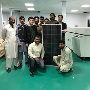 辐射光伏太阳能1 mw太阳能电池板制造机装配线系统