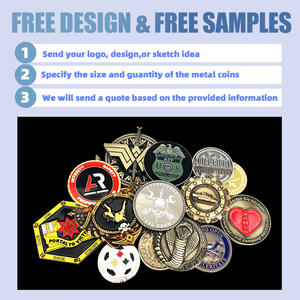 เหรียญที่ระลึกโลหะเคลือบทอง/เงิน พิมพ์ลายโลโก้แบบกำหนดเอง 2 มิติ 3 มิติ ด้วยเทคนิค UV สำหรับสะสม ของที่ระลึก หรือเหรียญรางวัล - Product Image 3