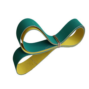Aanpasbare Hoge Snelheid Platte Nylon Sandwichriemen Groene En Gele Transmissiebanden Nylon Platte Riemen - Product Image 1