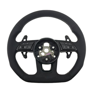 Volante Deportivo Popular de Fibra de Carbono y Alcántara para Modelos Audi A3 A4 A4L A5 A7L A8 Q5 Q7 B9 A6 R8 - Product Image 1