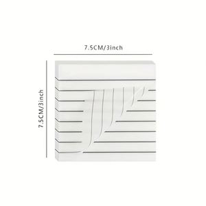 50 feuilles de blocs-notes adhésifs colorés lignés 3x3 pouces, amovibles, à forte adhérence, autocollants pour bureaux et écoles - Product Image 2