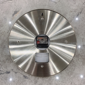 Top Grade Chất lượng cao thép không gỉ sáng sang trọng hiện đại ngày phổ biến cổ tay Watch Shaped Đồng hồ treo tường - Product Image 5